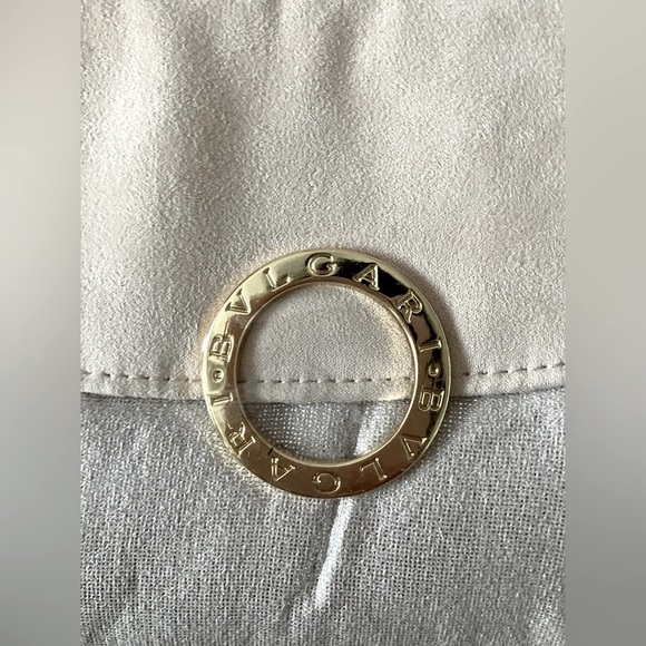 ☄️Cleanrance☄️ New Bvlgari Parfums Satin & Faux Suede Blush Pink Cosmetic Pouch - Picture 3 of 12